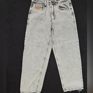 Empyre Relax Mens Vintage Grey Acid Wash 30x27 Y2K Streetwear Pants